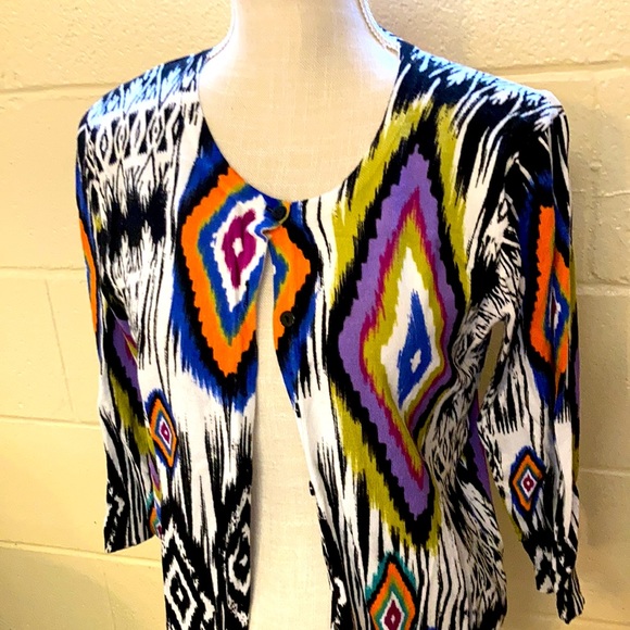 joseph A. qu’est-ce que c’est silk? Sweaters - Joseph A. Qu’est-ce que c’est silk? Multi colored cardigan Sweater